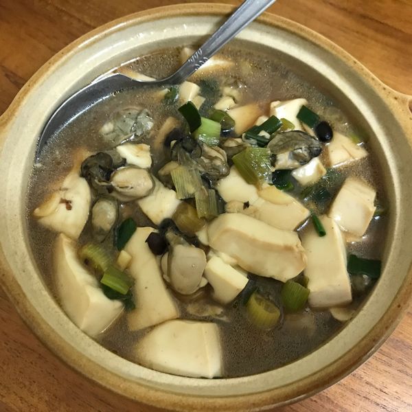 嫩豆腐鮮蚵(豆豉蚵仔) : Kelly一起做