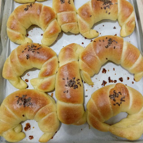 地瓜牛角麵包 : May一起做