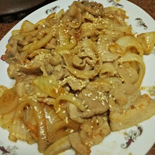 薑汁燒肉。珍藏版。 : Mandy Ho一起做