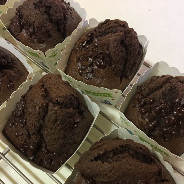 巧克力豆杯子蛋糕 : Sweet Heart一起做