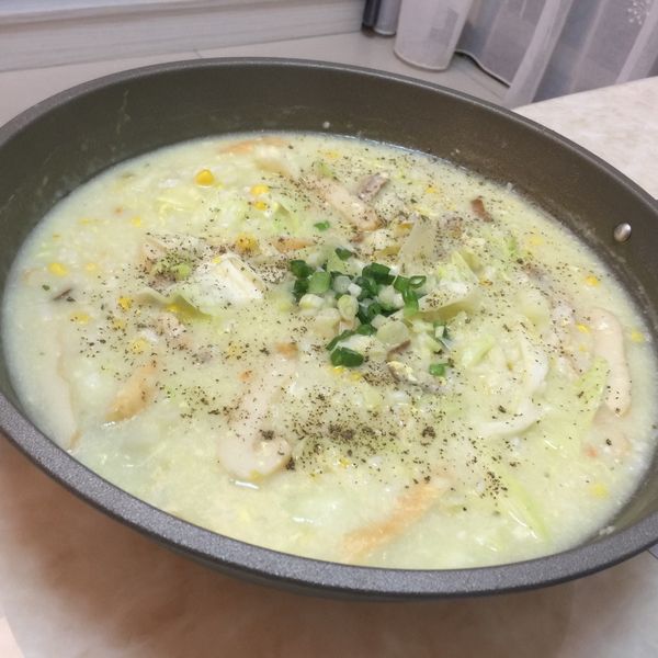 古早味蛋花粥：Ca Liu 一起做