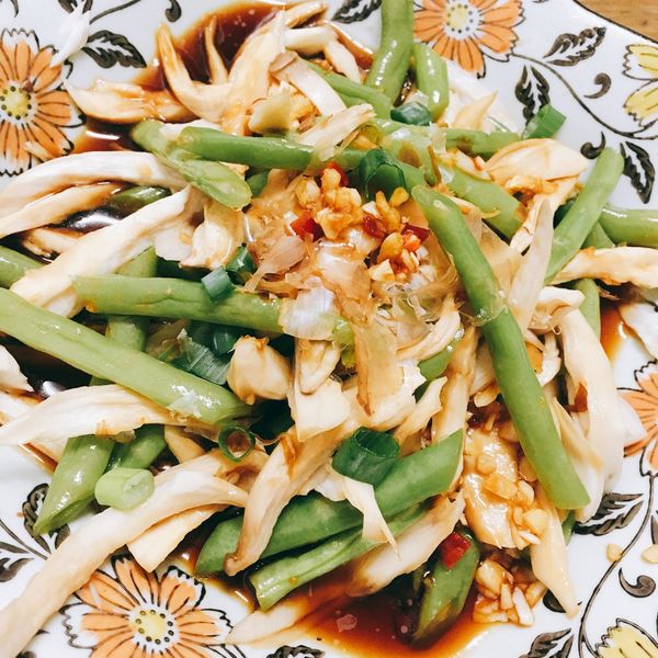 四季豆涼拌杏鮑菇:Liao Jia-Ying 一起做