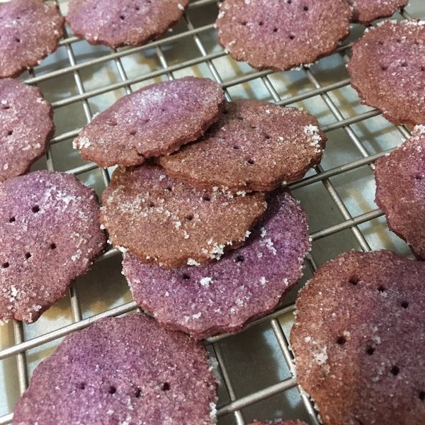 甜心紫薯薄餅：黃雅宣 一起做