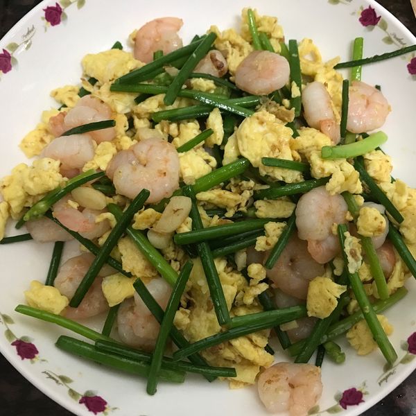 韭菜蝦仁炒蛋：Maggie Wu 一起做