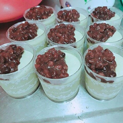 日式抹茶奶酪 抹茶プリン : 新手♥♥一起做