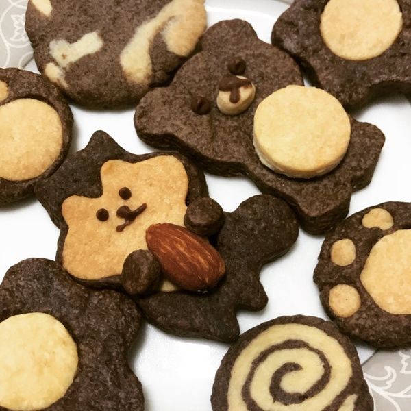 可愛松鼠造型餅乾：楊哞哞 一起做