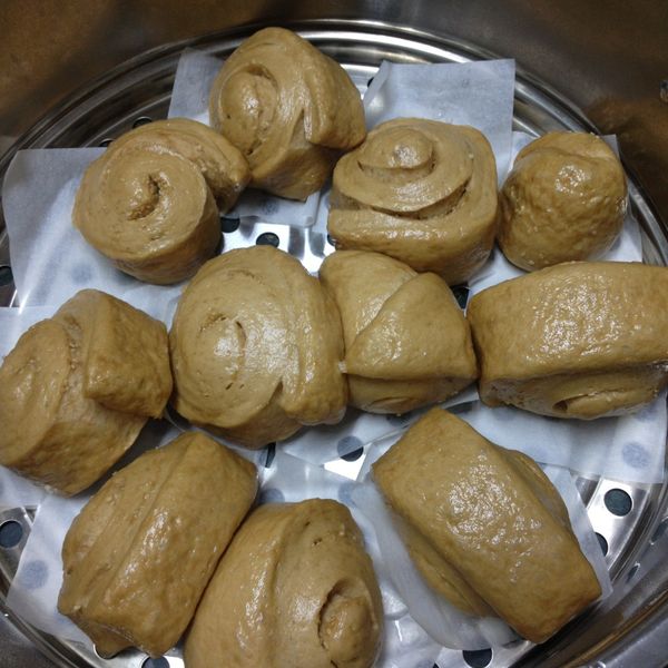 黑糖芝麻饅頭：Unique Lin 一起做