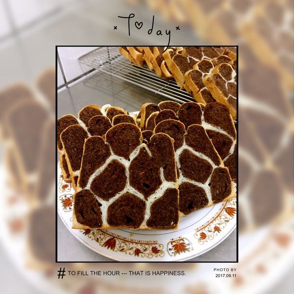 長頸鹿❤️巧克力鮮奶吐司❤️ : Lynn一起做