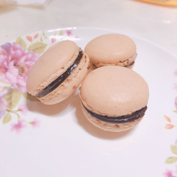 情人節馬卡龍 : Doraemonilu一起做