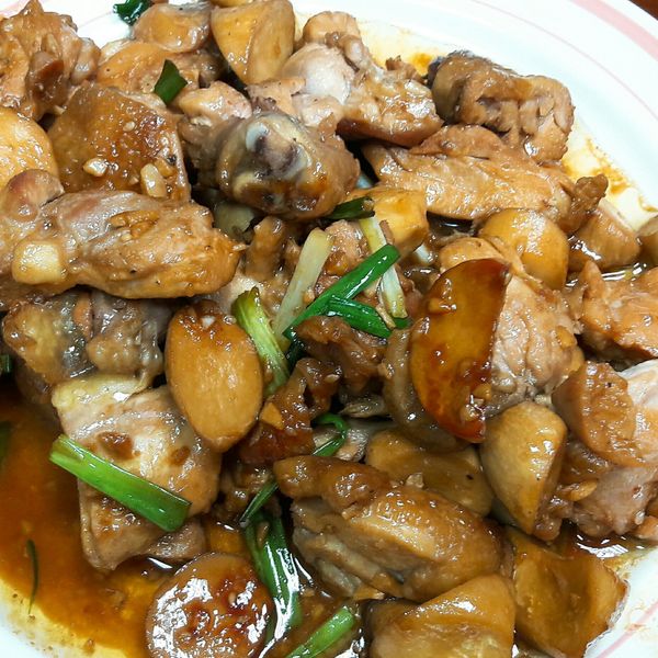 『醬燒杏包菇雞腿排』美味的便當菜色 : labay一起做