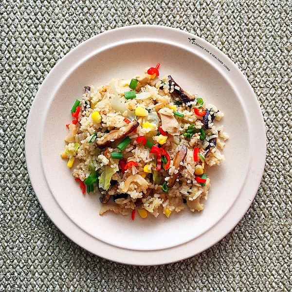 繽紛春色🌷野菇雞肉炊飯 : peiii一起做