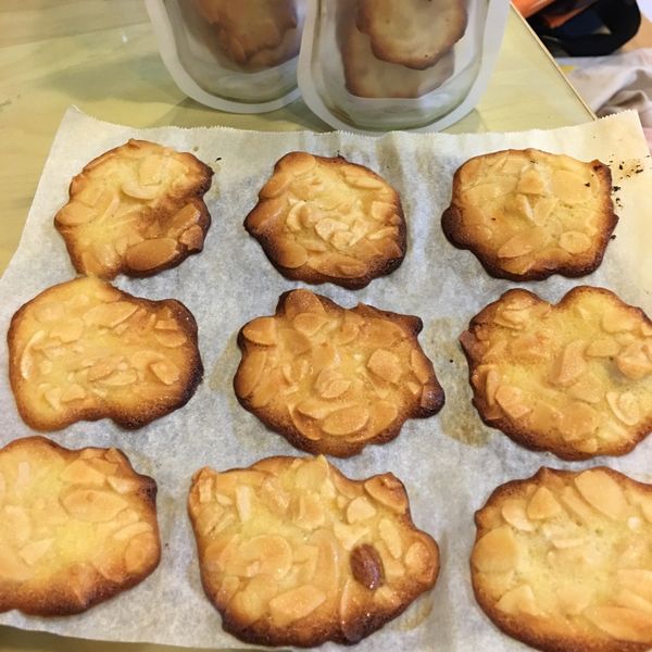 絕對成功杏仁瓦片 : Vicky KO一起做