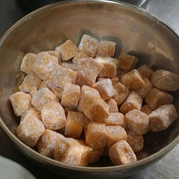 三種材料一起做地瓜球和地瓜圓 : 蘇小因一起做