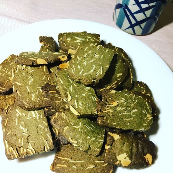 🌹抹茶餅乾&抹茶杏仁餅乾🌹 : Ca33andra一起做