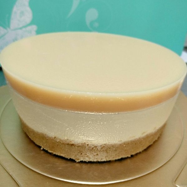 養樂多凍乳酪蛋糕（5吋、免烤箱） : 墨翎一起做