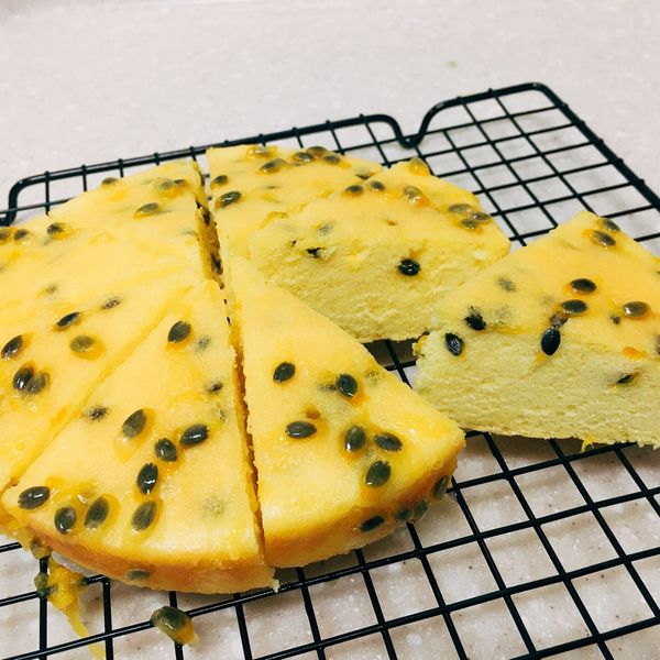 百香果糖霜海棉蛋糕（6吋、全蛋打發） : Chen Jangyi一起做