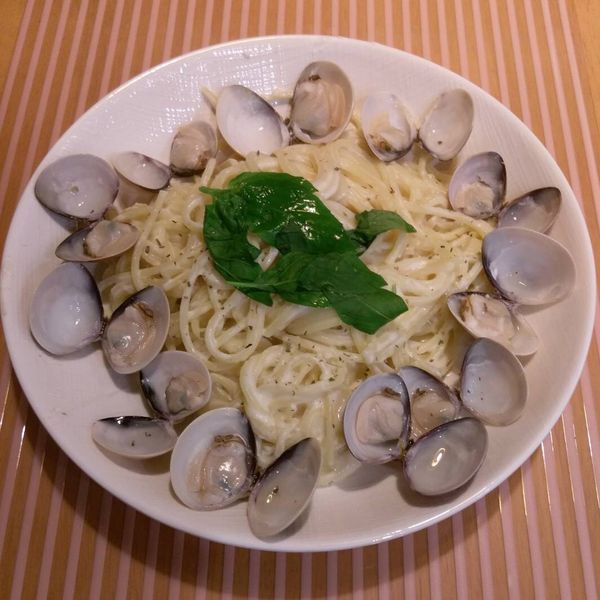 雞肉蛤蜊奶油義大利麵：imdreamy 一起做