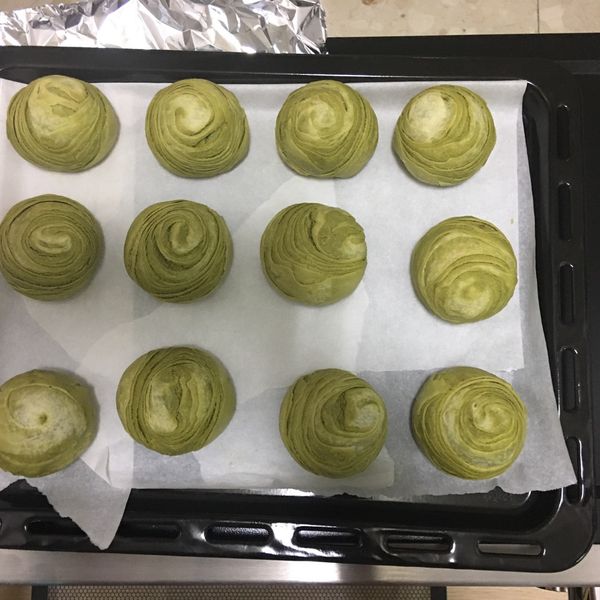 🍵抹茶&紫芋螺旋蛋黃酥 : Huimei Lu一起做