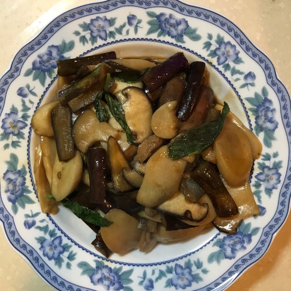 茄子醬燒杏鮑菇 : 詹惠純一起做