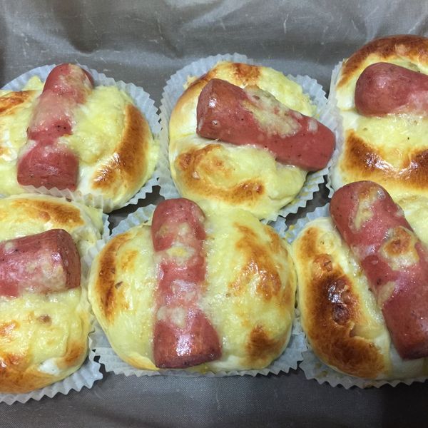 熱狗起司麵包 : Julie  Yeh一起做