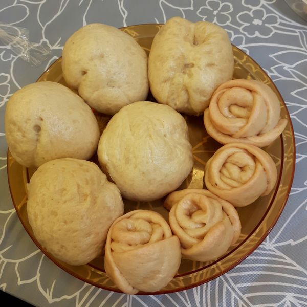 粉紅火龍果饅頭 : Fiona Peng一起做