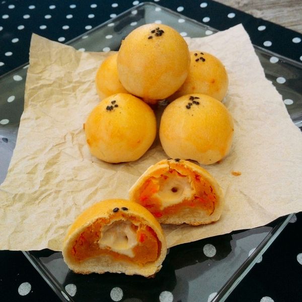 地瓜起司雞狗狗月餅 arkdan調理機 : Alicia Yu一起做