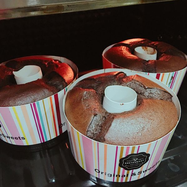 燙麵Q潤巧克力戚風：陳貞帆 一起做