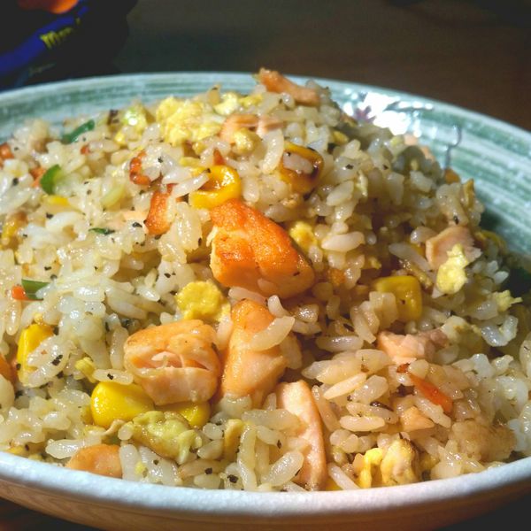 鮭魚蛋炒飯：林怡昌 一起做
