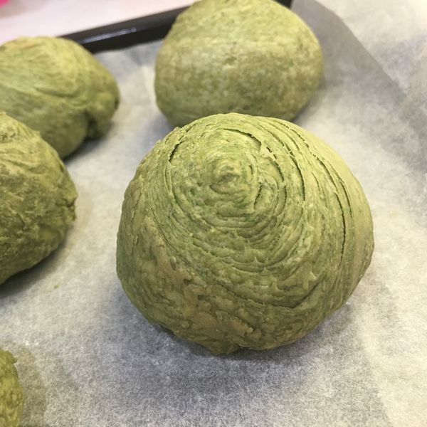 🍵抹茶&紫芋螺旋蛋黃酥 : 劉姍靄一起做