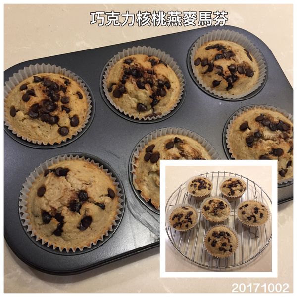 無油無糖只要拌勻的QQ藍莓燕麥瑪芬：Sue Liu 一起做