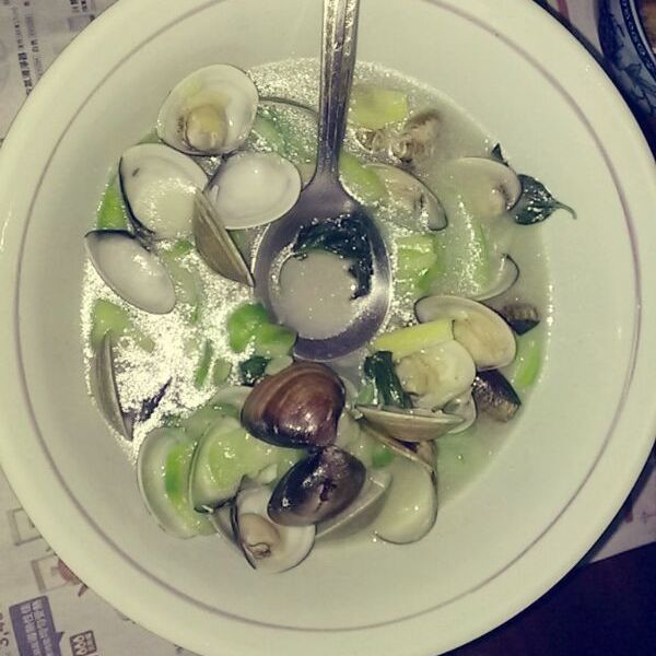 肥美蛤蜊絲瓜 : 彭柏蓉一起做