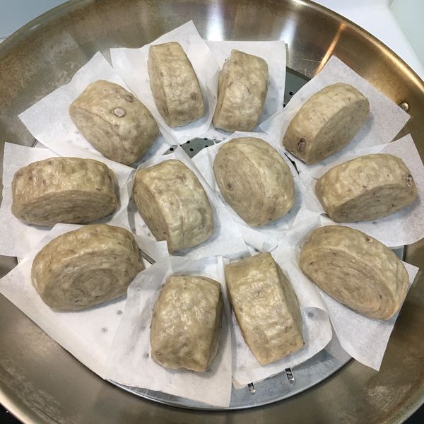 純天然的芋頭饅頭 : Monica一起做