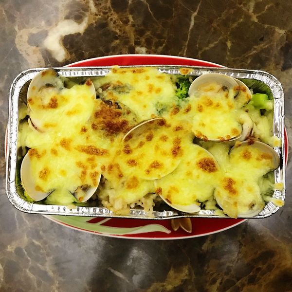 海鮮焗烤飯 : Hannah Zou一起做