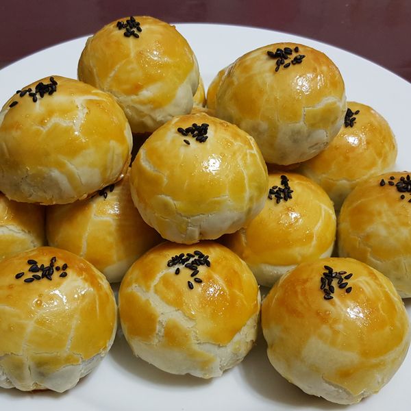 初學者必學 蛋黃酥：小芳 一起做