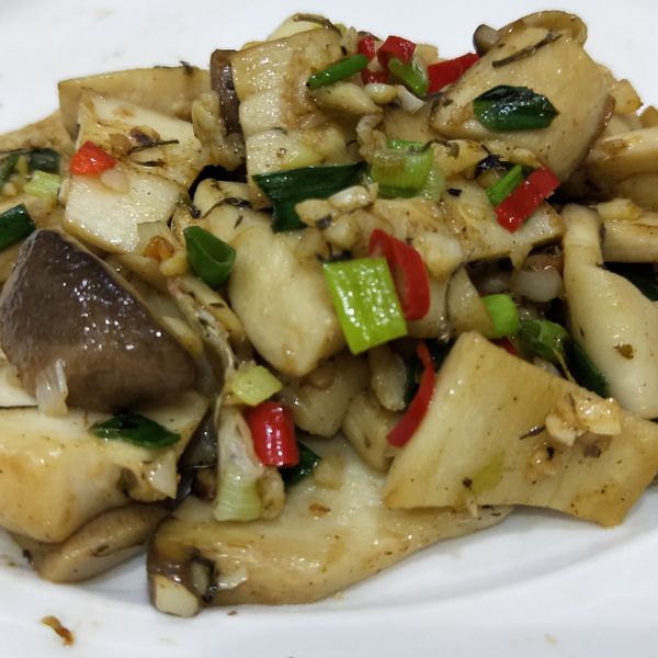 椒鹽杏鮑菇 : 張仁傑一起做