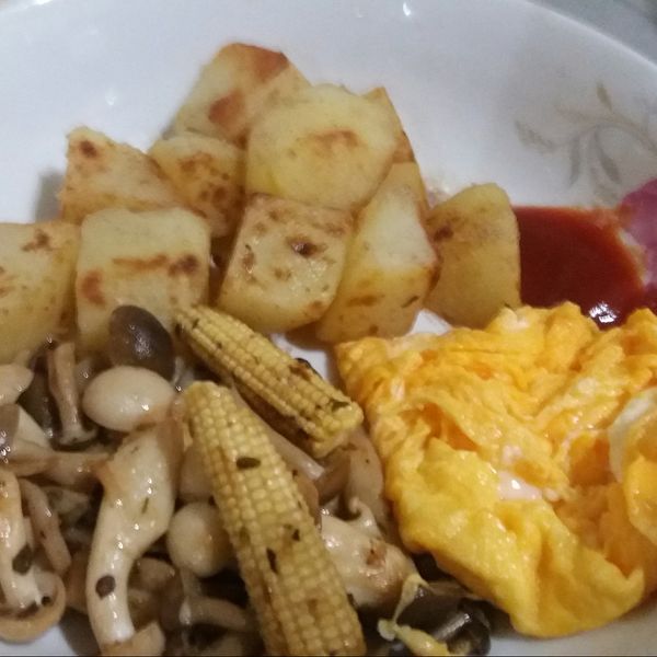 美式早餐必備！超簡單香煎薯塊 : leelulu一起做