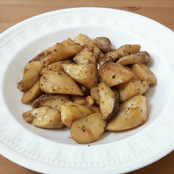 香煎奶油杏鮑菇 : Chia Chi Huang一起做