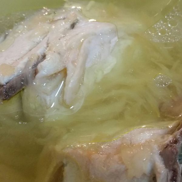 文旦柚子雞湯：四寶媽 一起做