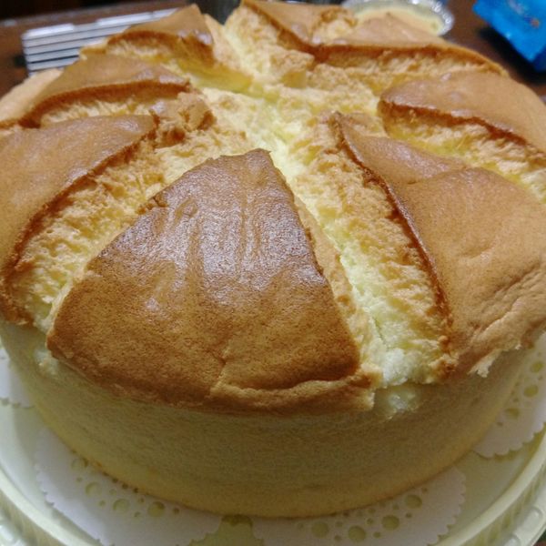 原味戚風蛋糕 : 周淑萍一起做