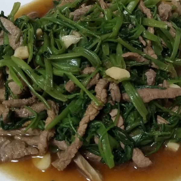 沙茶牛肉炒空心菜-絕對下飯的餐桌常勝軍：dido 一起做