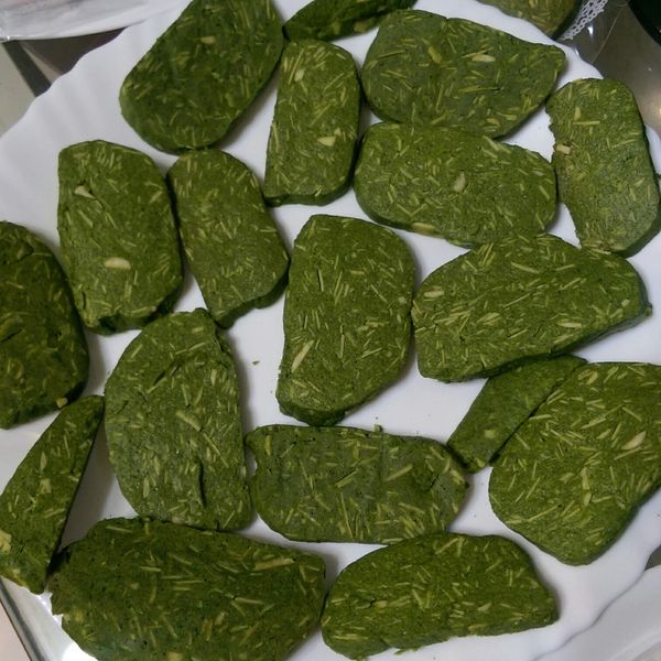 🌹抹茶餅乾&抹茶杏仁餅乾🌹：許至萱 一起做