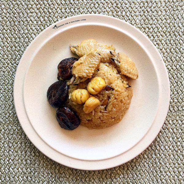 栗子麻油雞油飯 : peiii一起做