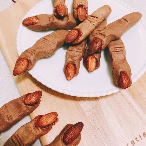 巫婆手指餅乾 Cookies : 皮小蛋一起做