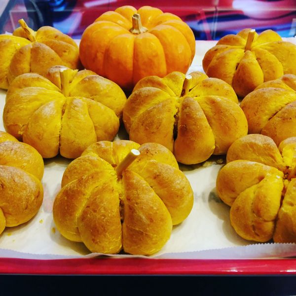 ♡萬聖節♡100%南瓜麵包 : Julie Chu一起做