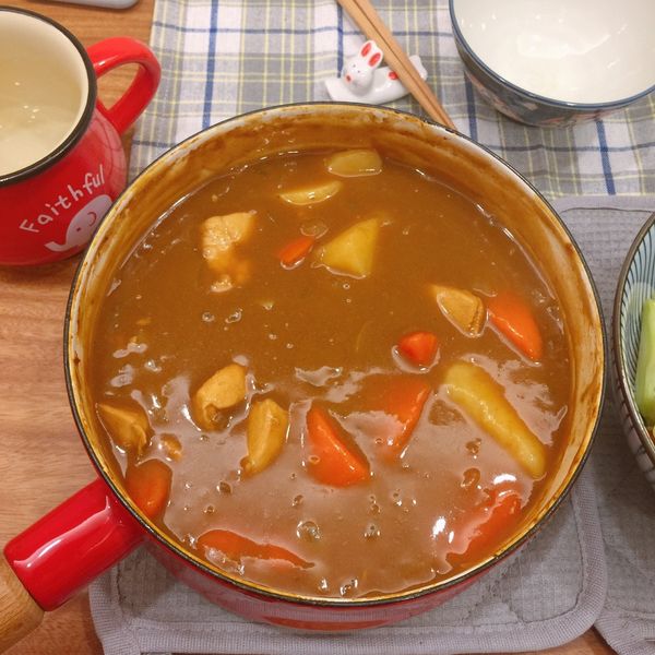 簡單幸福の雞肉咖喱：Genie Huang 一起做