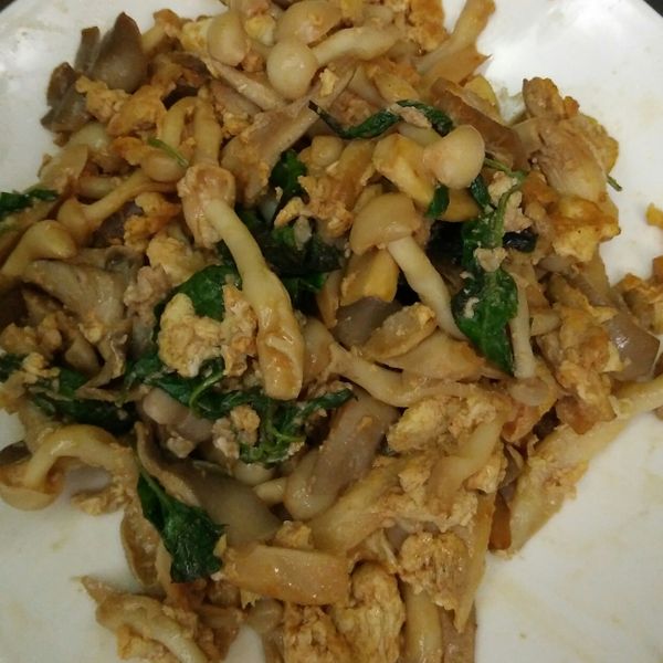 菇菇九層塔炒蛋【好菇道好食光】 : 黃靜雯一起做