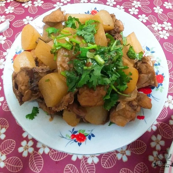 蘿蔔燒雞:Vicki Tseng 一起做