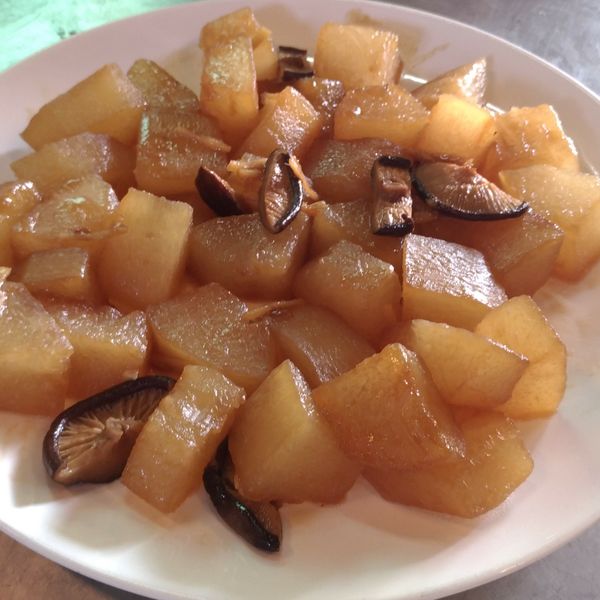 薑絲鮮香菇炒冬瓜：嵐云秤 一起做