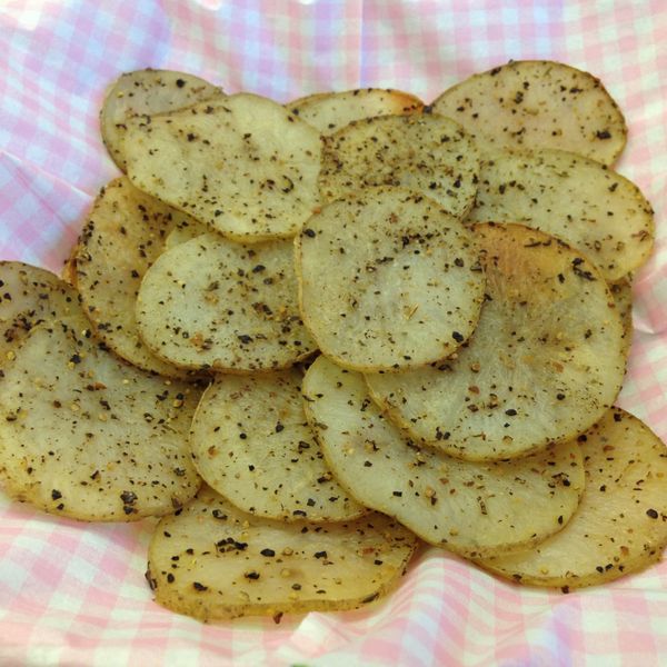 鹽烤香料馬鈴薯脆片：Melody Huang 一起做