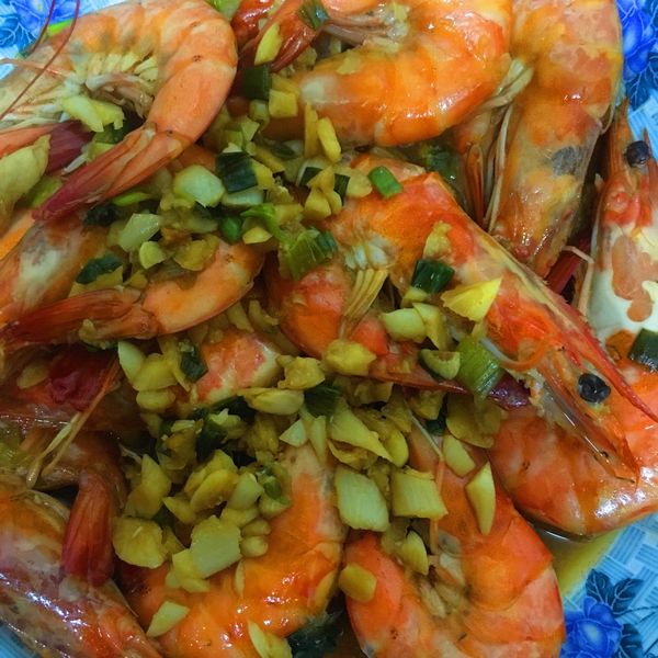 🦐🌷🌺蒜蓉蒸蝦 : 簡于婷一起做